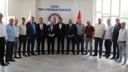 İYİ Parti heyeti Karaman’da oda başkanlarıyla buluştu, ihracat ve tarım sorunlarını görüştü